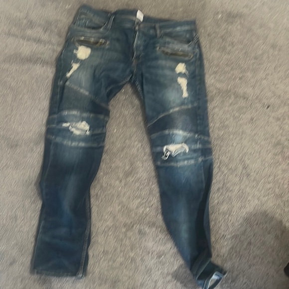 Hudson Jeans Men's Blinder Biker Moto Skinny Jeans - 13.5" Leg Opening, Japanese Stretch Denim